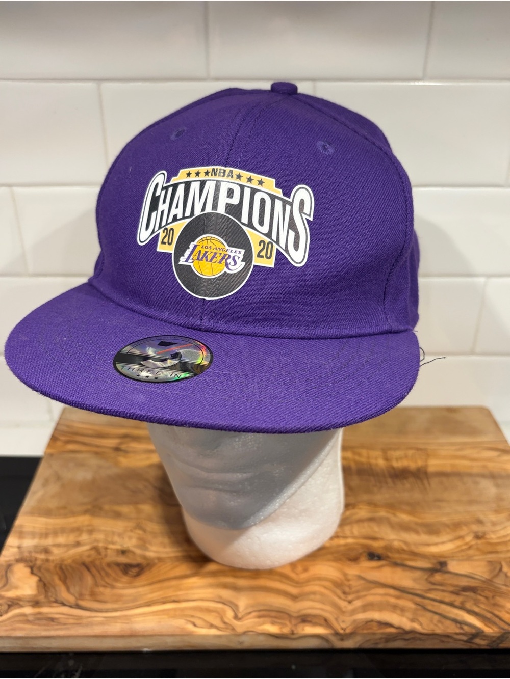 LA Lakers 2020 NBA Finals Champions Purple Snapback Championship Cap Hat New